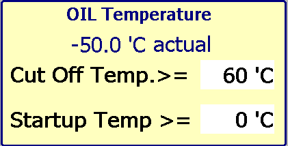 oil temperature