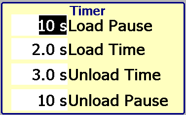 timer settings